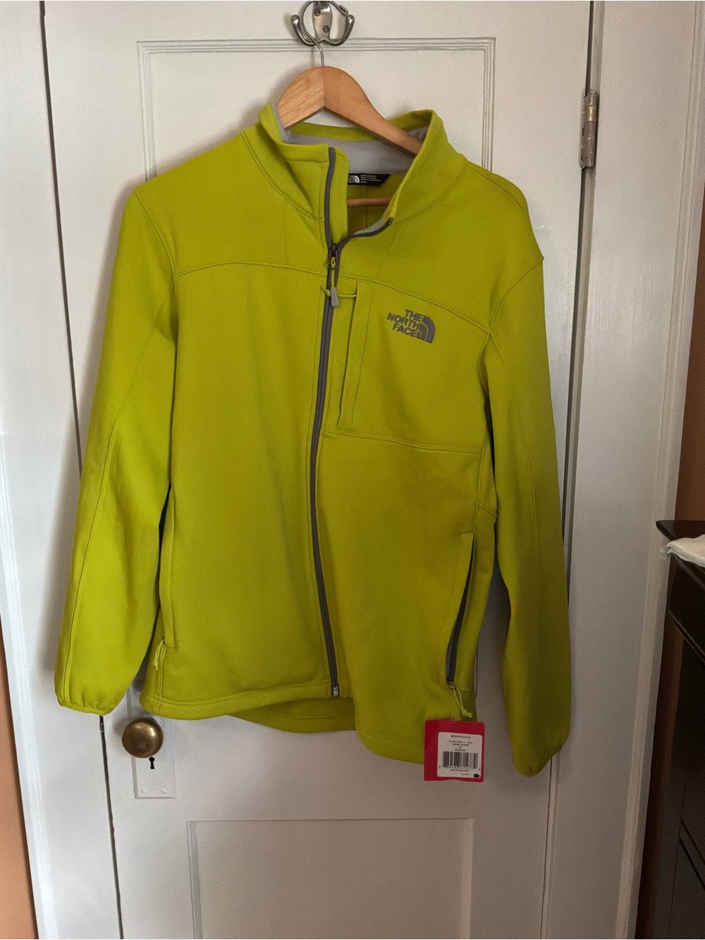 The North Face Kids Lime Green Full-Zip Fleece Jacket